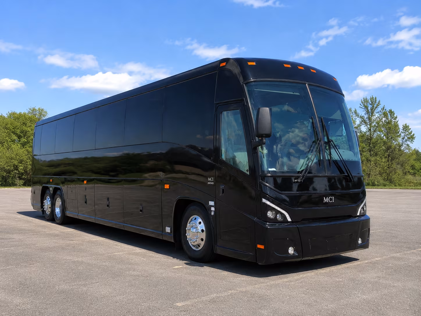 fullerton 56 passenger charter bus