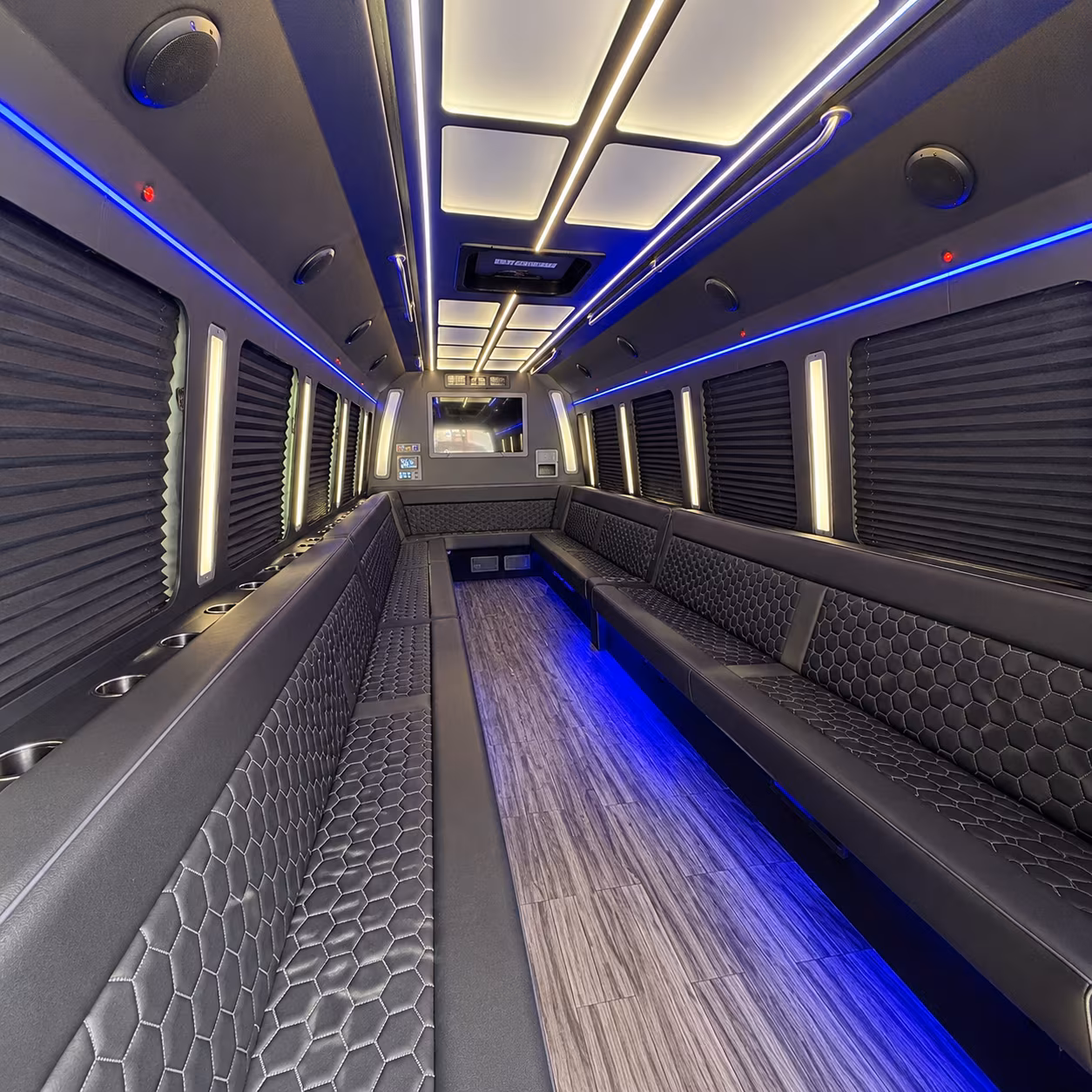 fullerton party bus interior