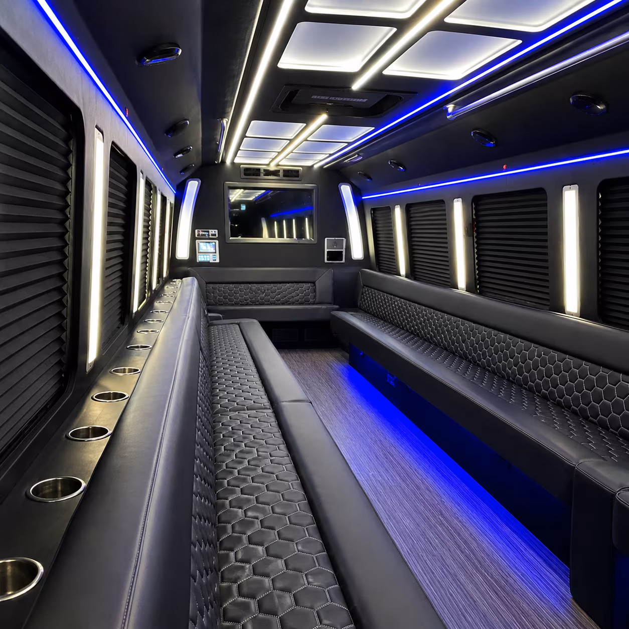 fullerton party bus rentals inside