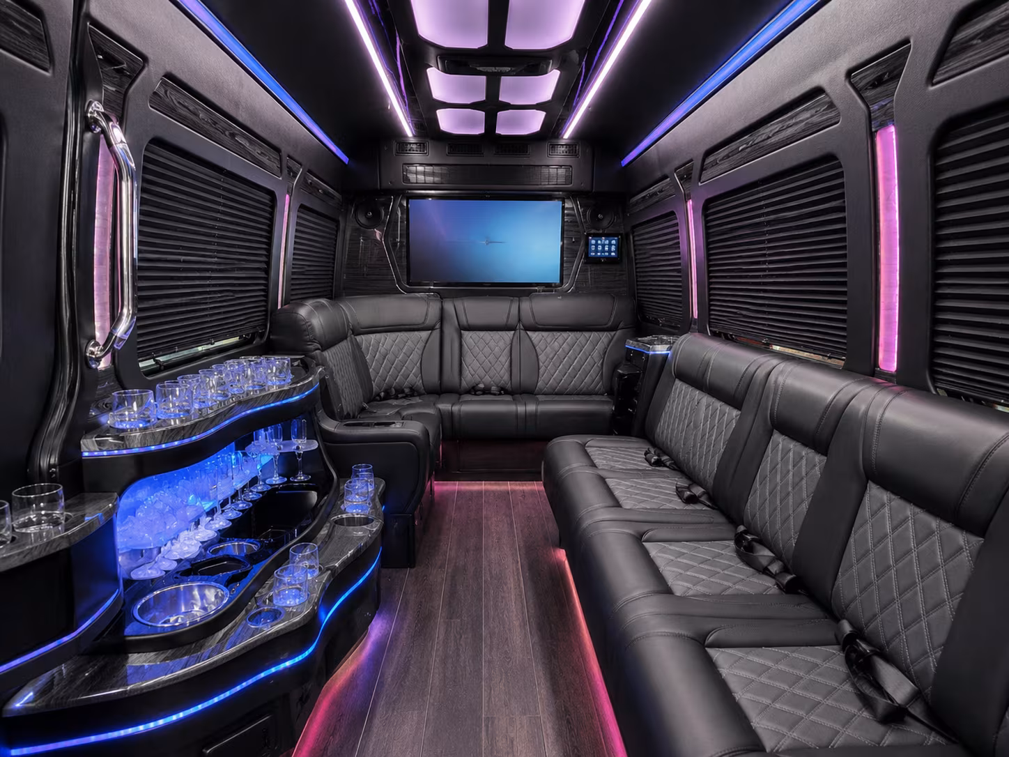 fullerton sprinter limousine interior