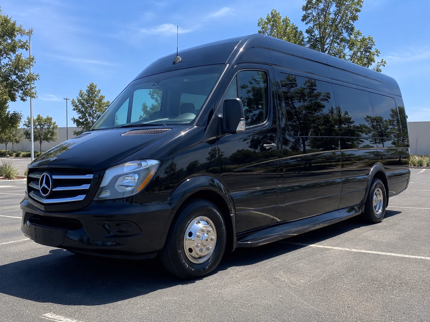 fullerton sprinter van with driver