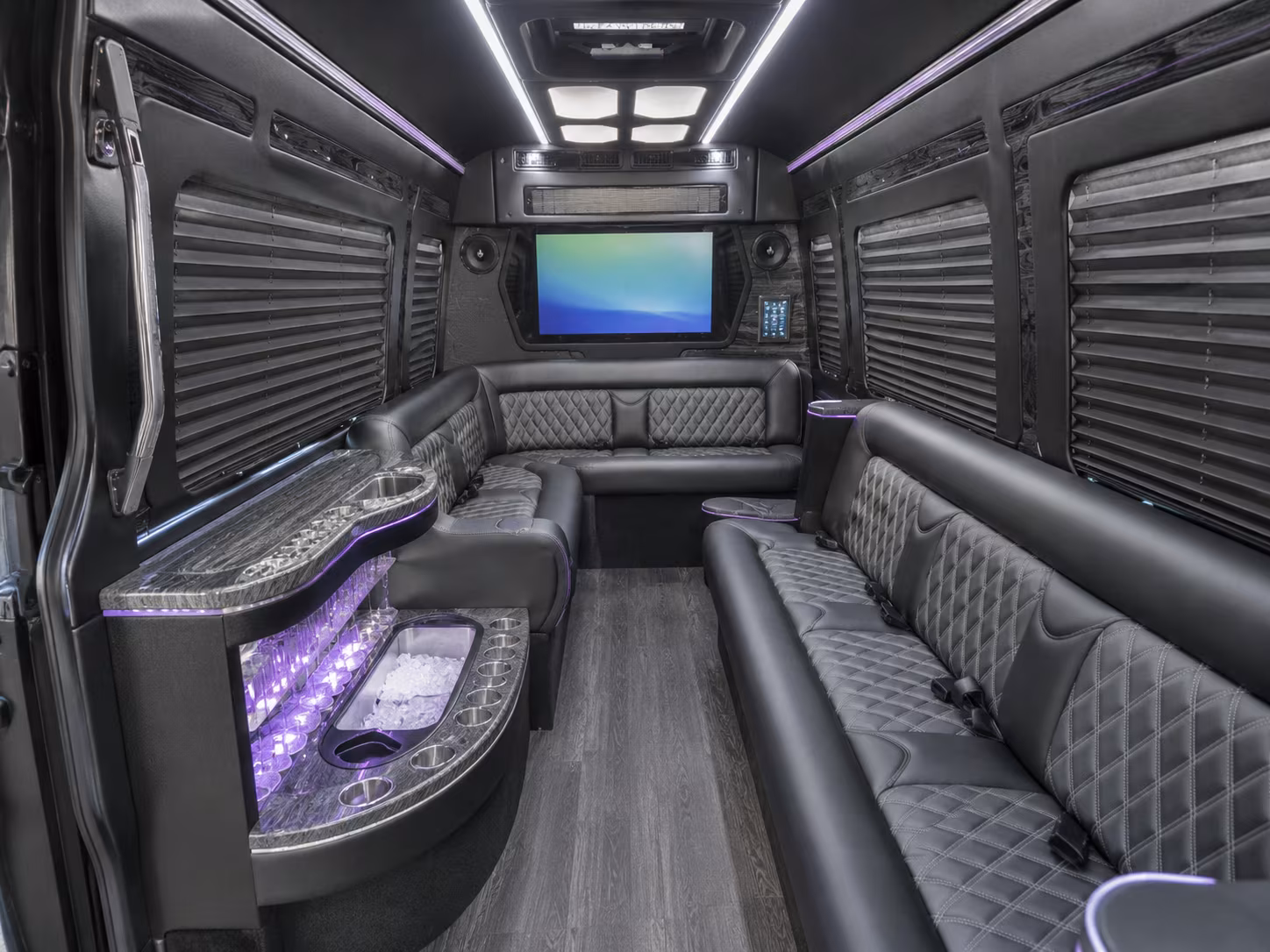 sprinter vans and limos for fullerton prom couples and small groups
